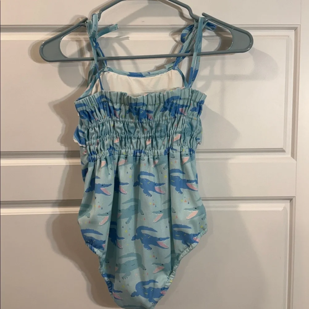 Smockingbird alligator swimsuit size 8